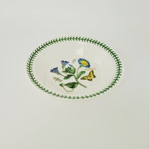Portmeirion Botanic Garden Rim Soup Bowl Trailing Bindweed, Butterfly & Floral